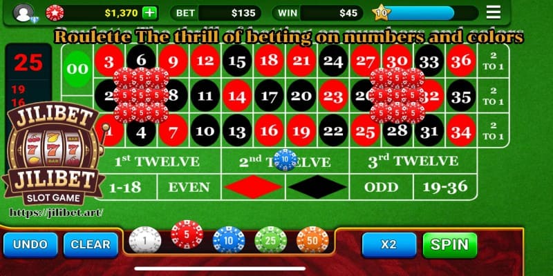 Roulette The thrill of betting on numbers and colors