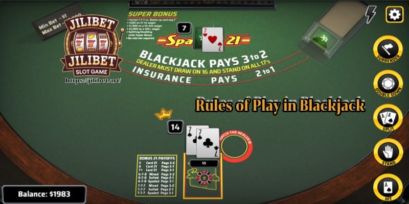 Rules of Play in Blackjack