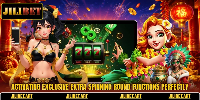 Activating exclusive extra spinning round functions perfectly