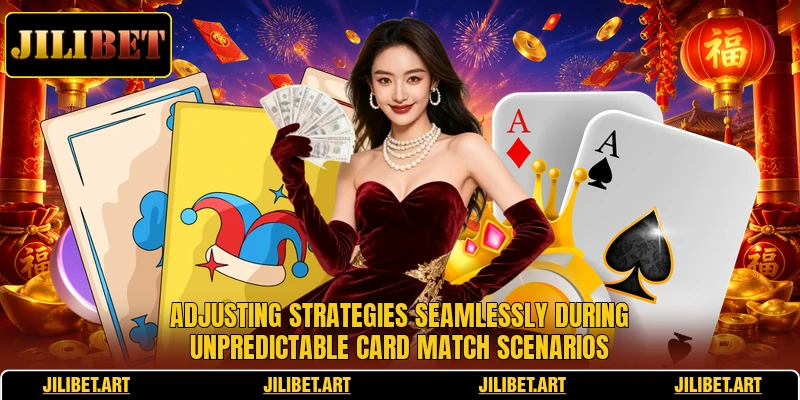 Adjusting strategies seamlessly during unpredictable card match scenarios