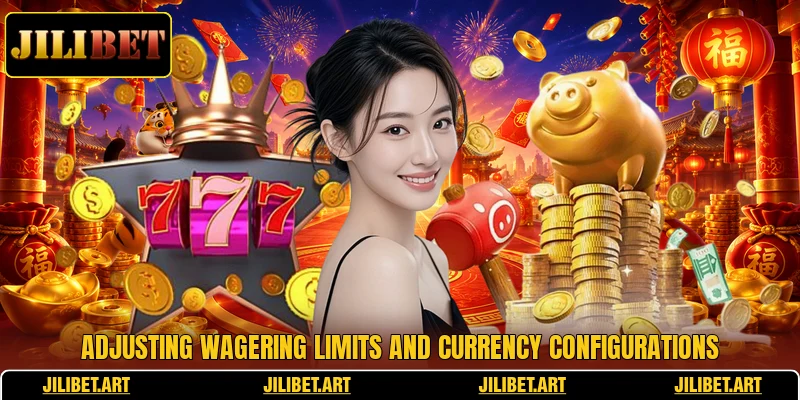 Adjusting wagering limits and currency configurations