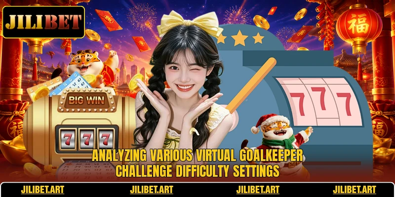 Analyzing various virtual goalkeeper challenge difficulty settings
