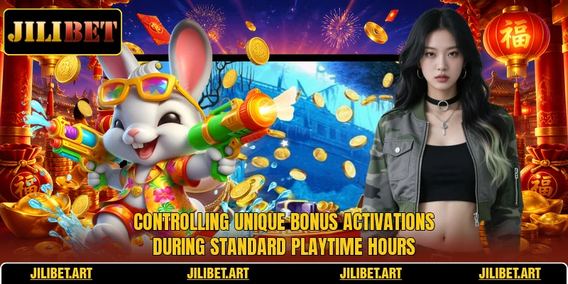 Controlling unique bonus activations during standard playtime hours