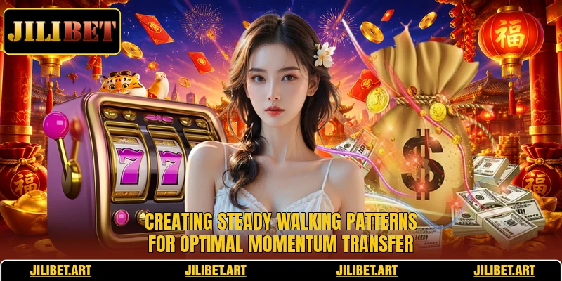 Creating steady walking patterns for optimal momentum transfer