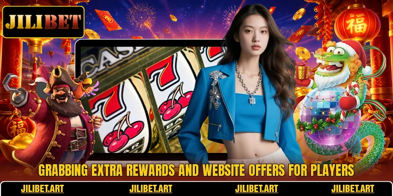 Grabbing extra rewards and website offers for players