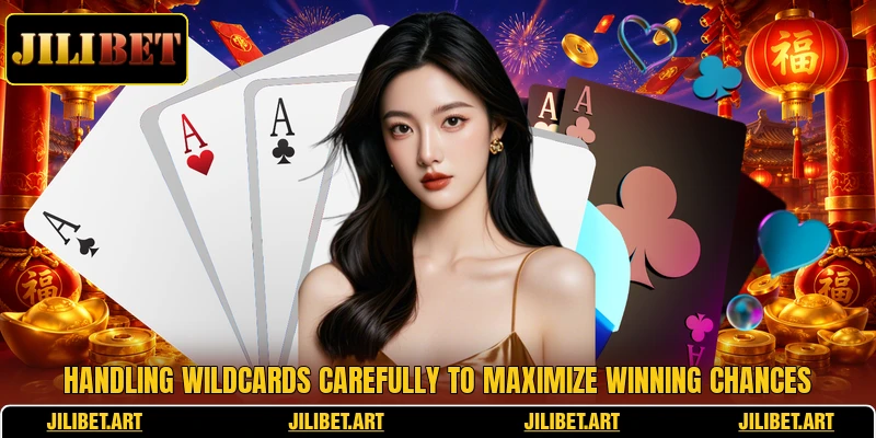 Handling wildcards carefully to maximize winning chances