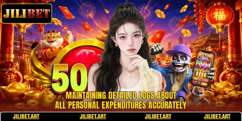 Maintaining detailed logs about all personal expenditures accurately